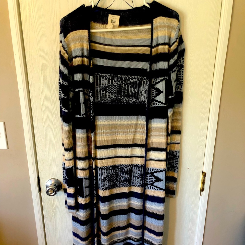 Billabong xtra long cardigan